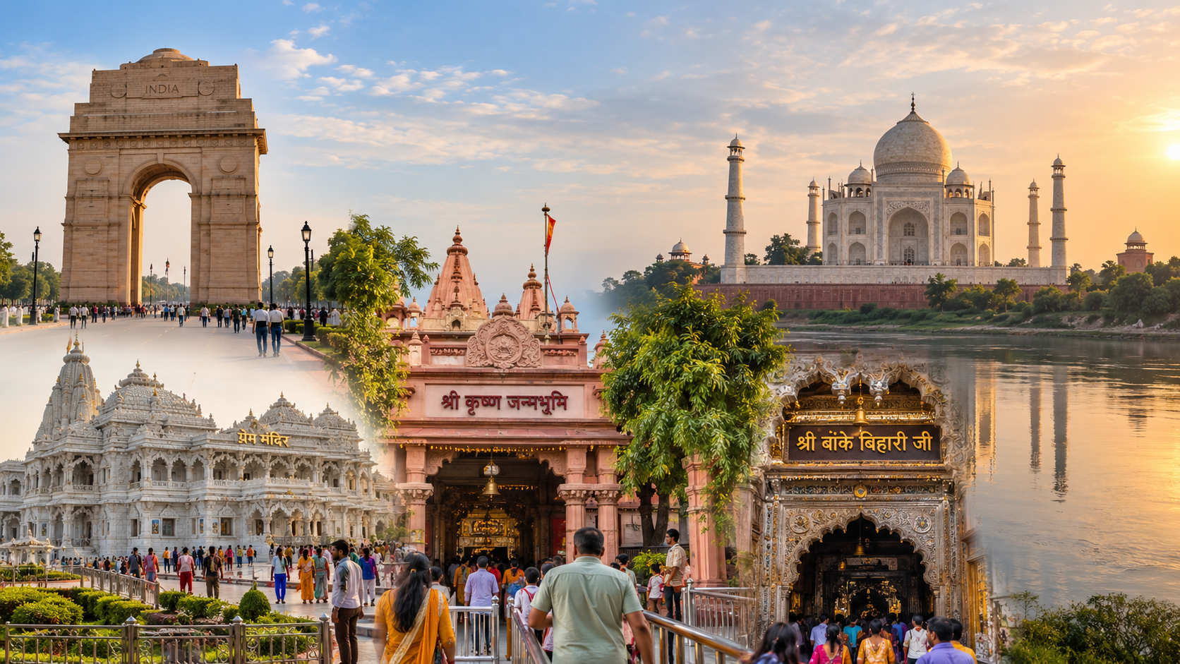 Agra Mathura Vrindavan Tour Package From Delhi