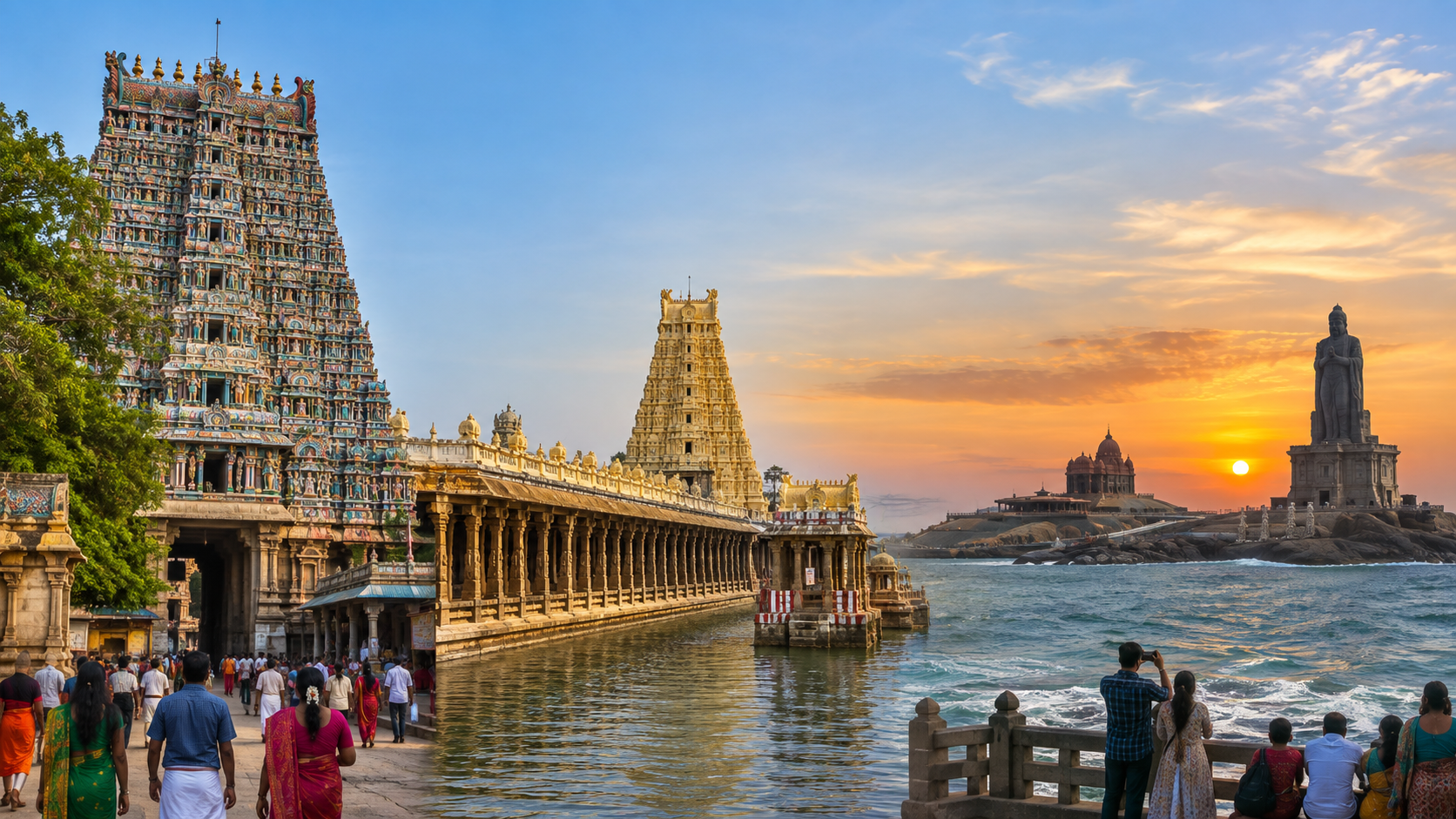 Madurai Rameswaram Kanyakumari Tour Package From Madurai